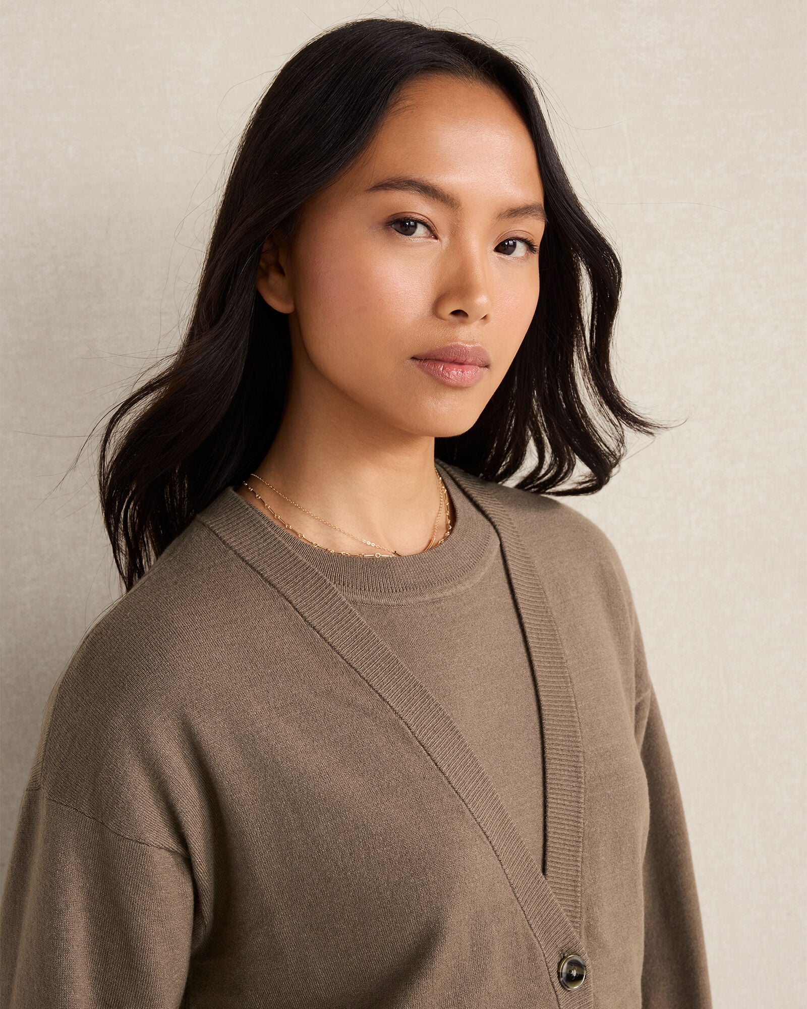 Relaxed Jersey Cardigan