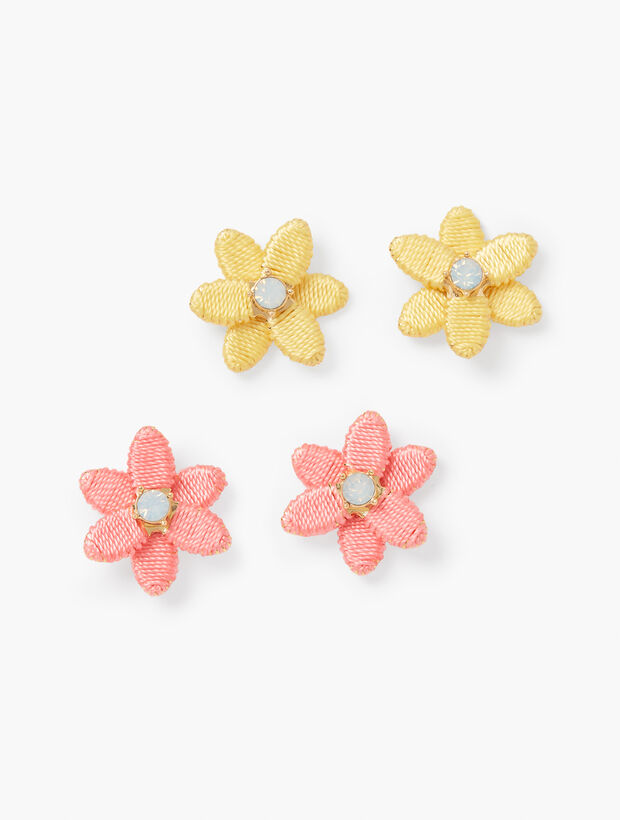 Preppy Petals Stud Earrings