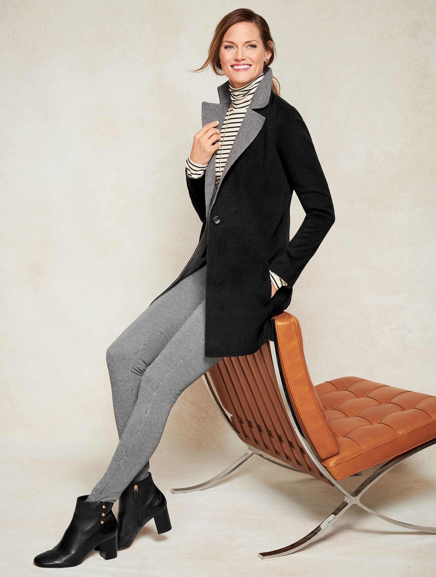 【shinn.】doubleface wool keyneck dress Dresses – Sig Zane Designs