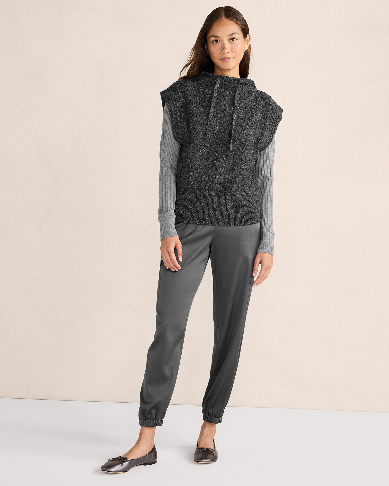 Organic Cotton Sleeveless Hoodie