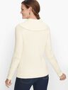 Cotton Cowlneck Sweater - Solid
