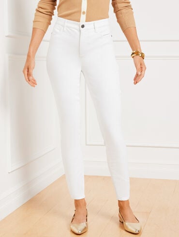 Jeggings - White - Curvy Fit