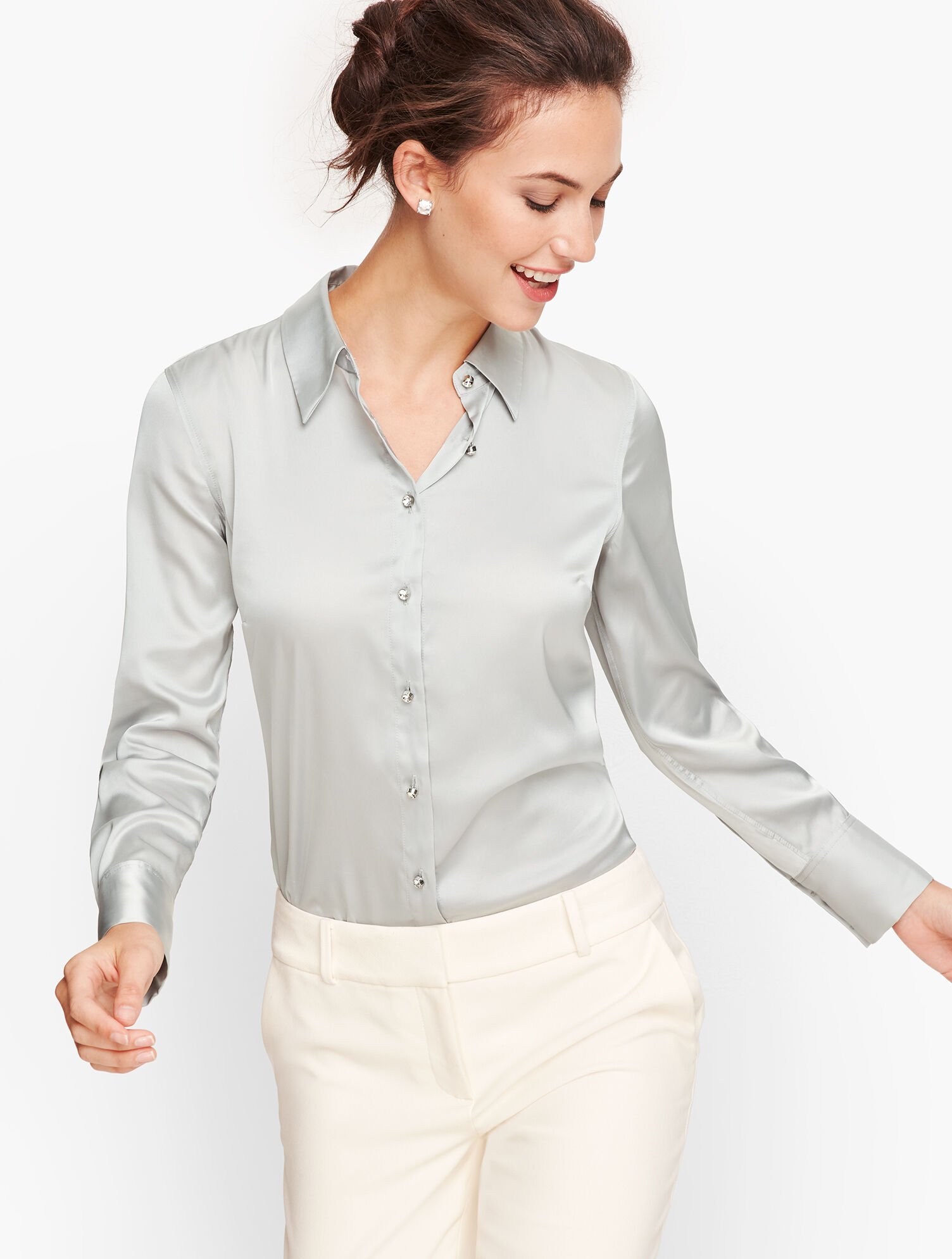 Charmeuse Soft Shirt Talbots