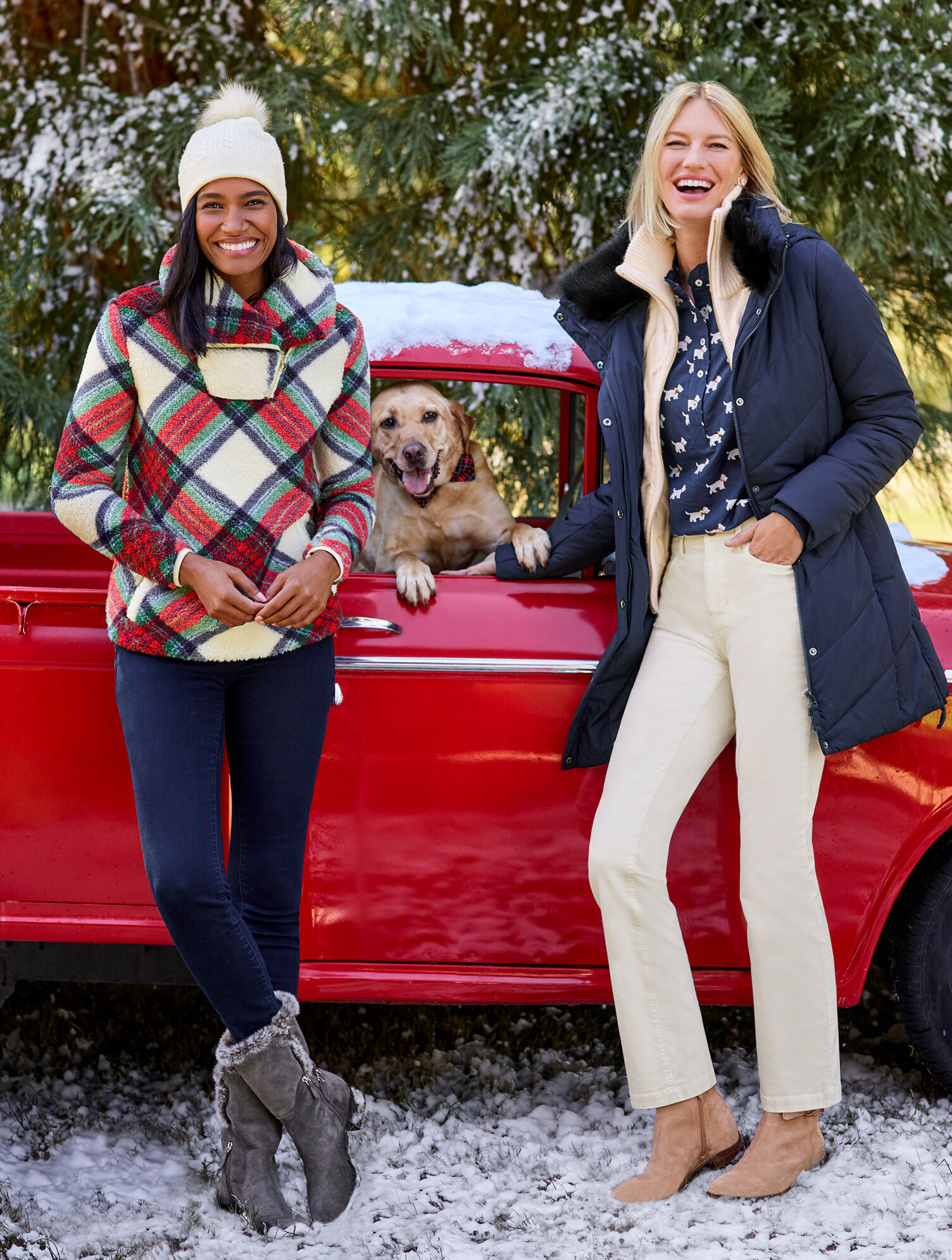 Tish Foldover Boots - Suede | Talbots