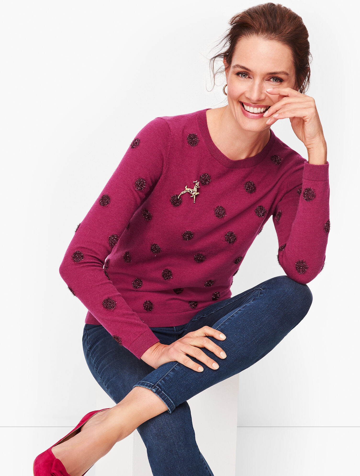 Reindeer Brooch