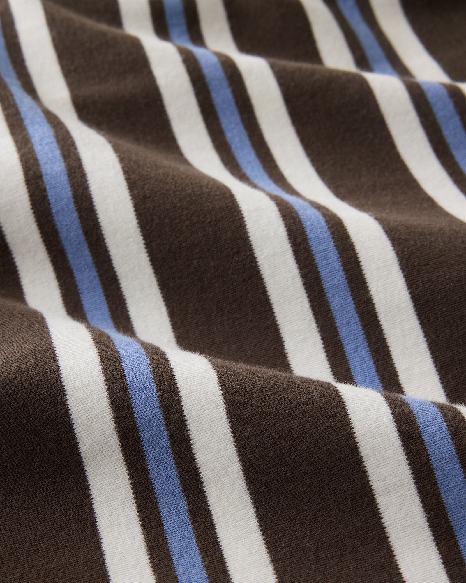 Organic Cotton Interlock Stripe Midi Knot Dress
