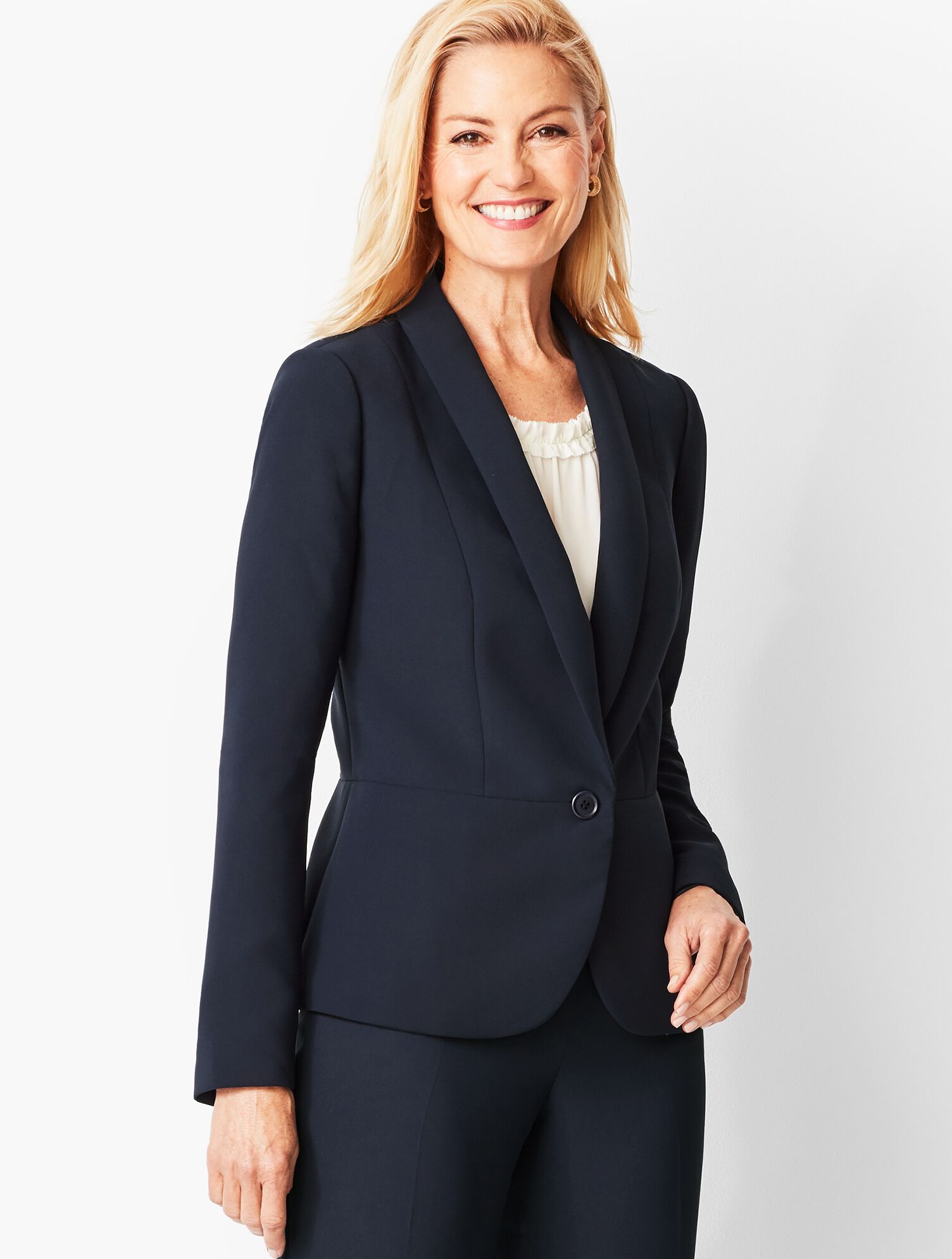 Branded Sapphire New Ladies High Low Peplum Frill Smart Work Office