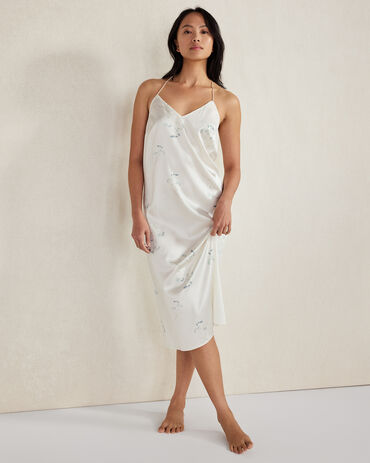 Washable Silk Delicate Floral Chemise