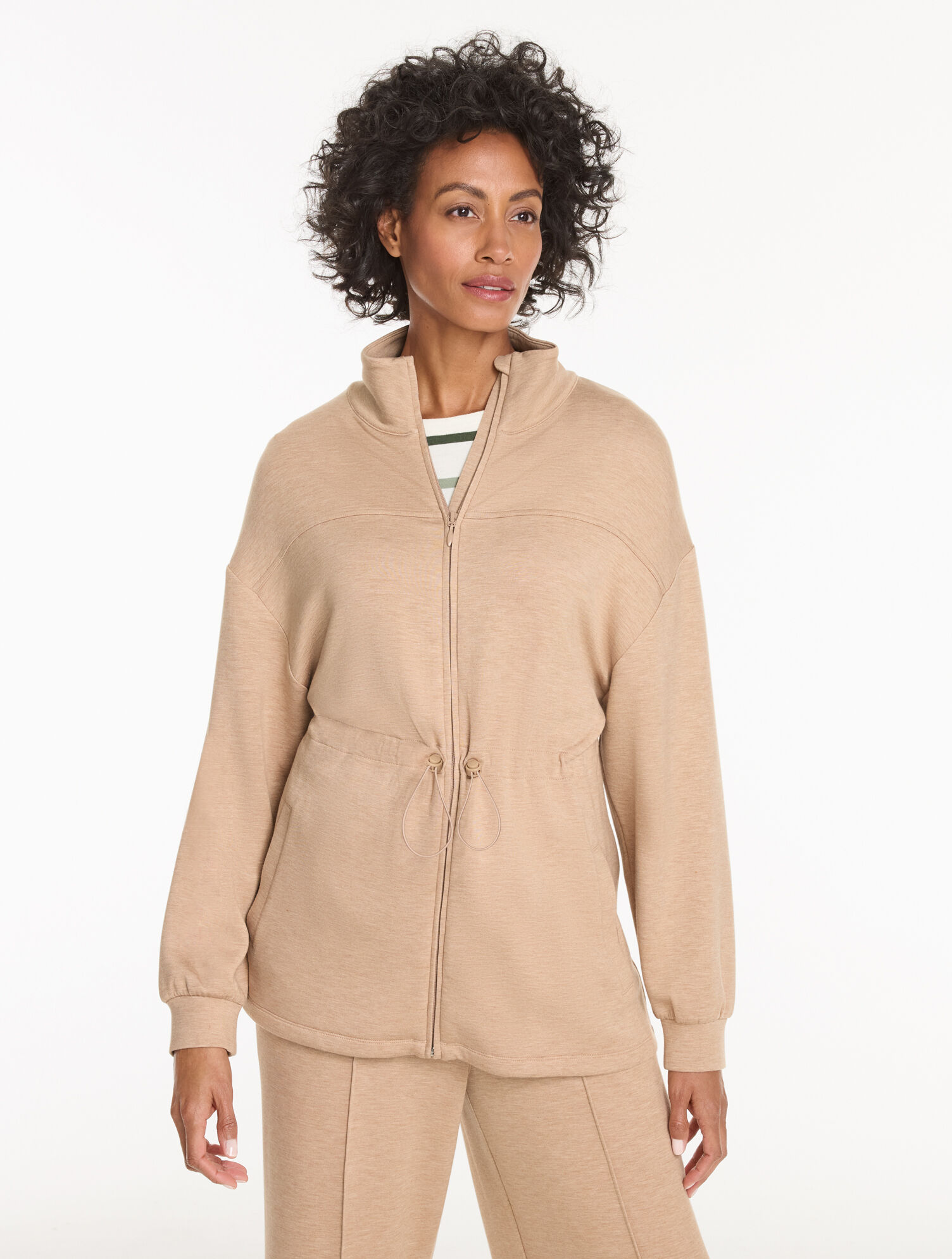 AirKnit Stretch Full-Zip Jacket - Heathered