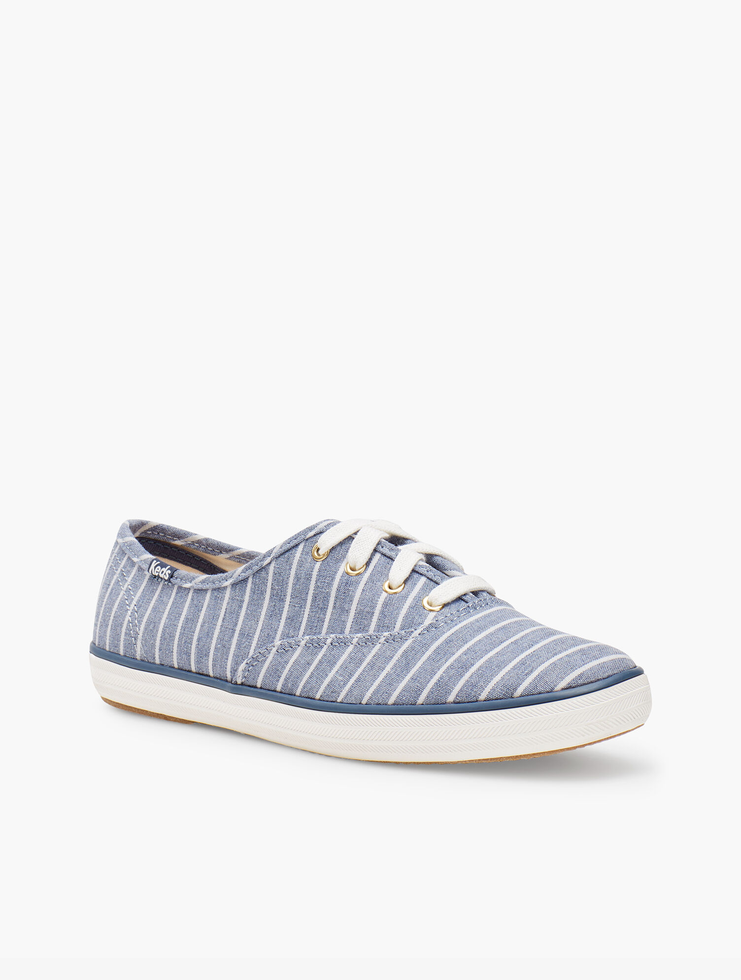 Keds&reg; Champion Sneakers - Chambray Breton Stripe
