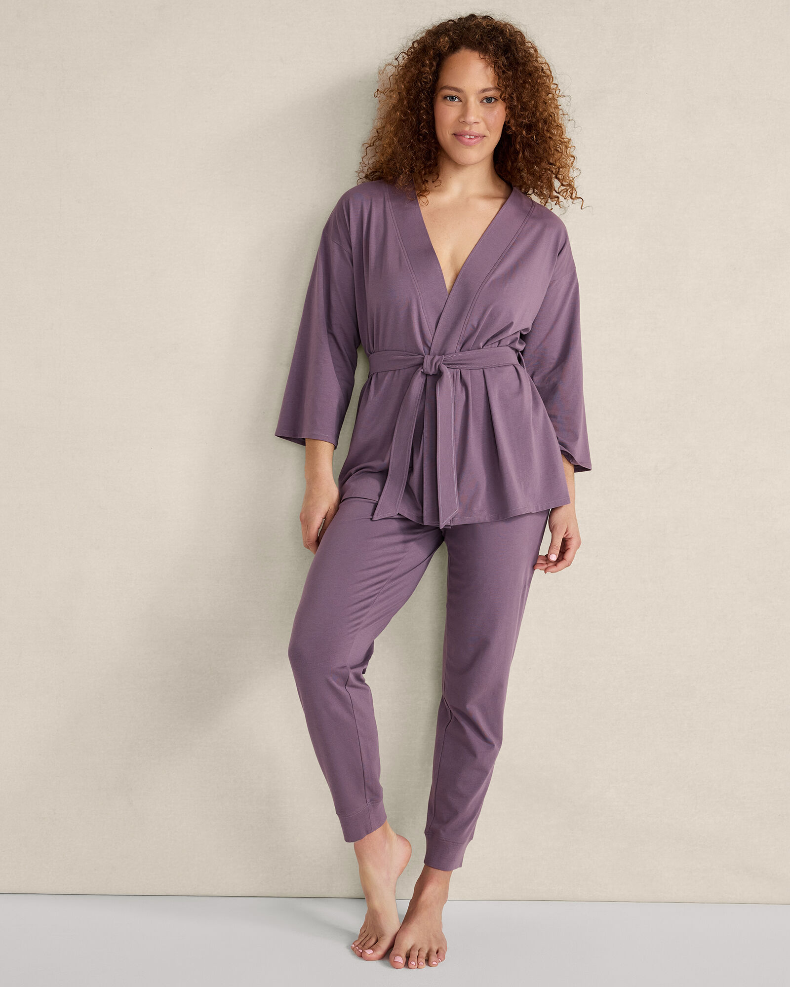Organic Cotton Jersey Sleep Joggers