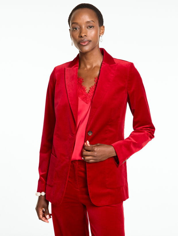 Velveteen Blazer