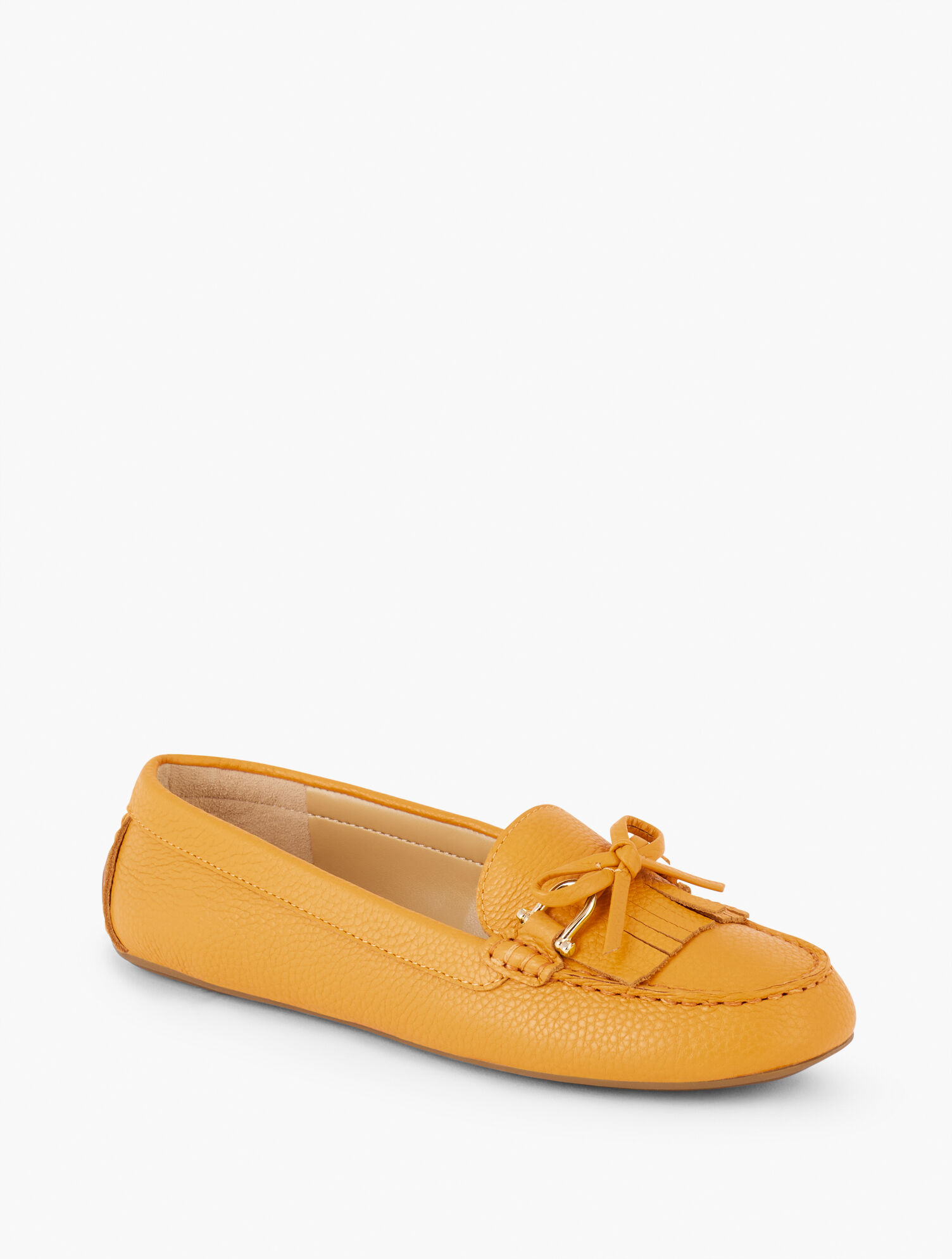 Everson Tasseled Leather Driving Flats
