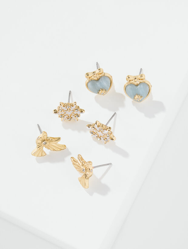 Winter Charm Stud Earring Set