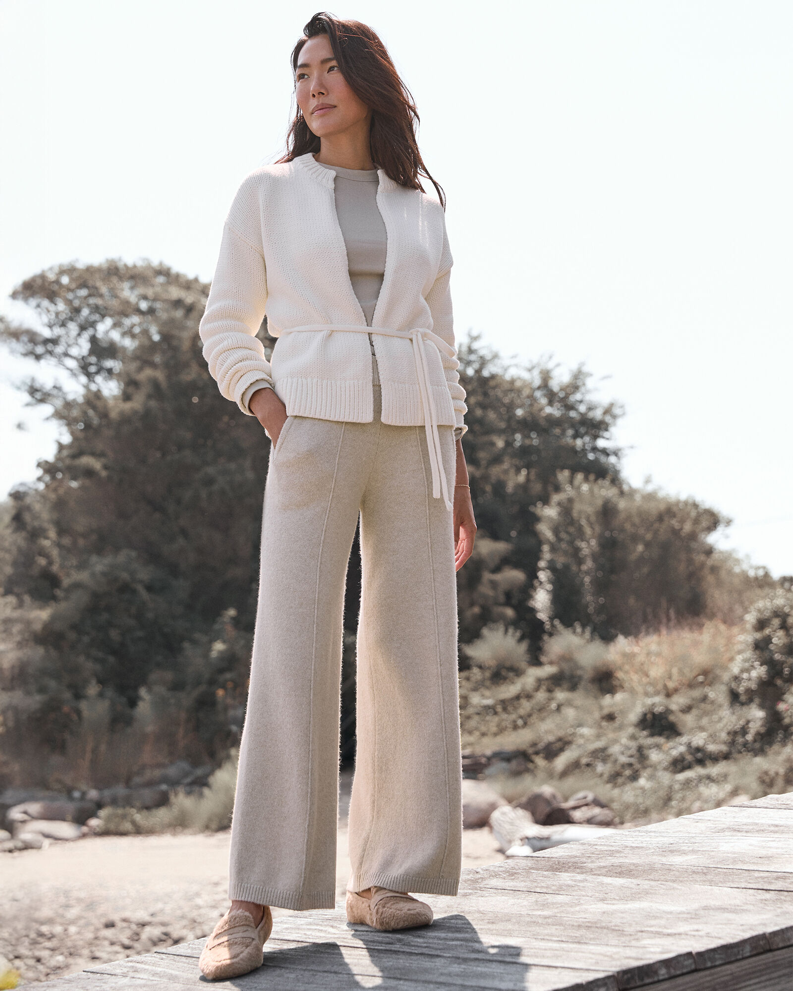 Sherpa and Leather Moccasins | Haven Well Within display picture 2