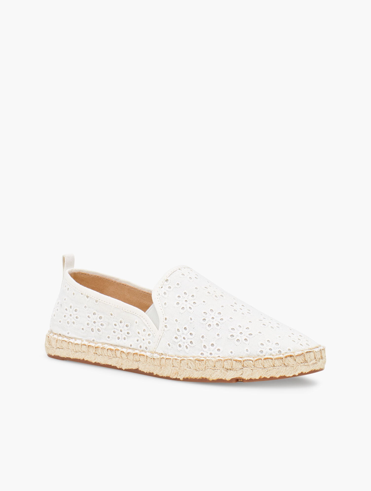 Izzy Espadrille Flats - Eyelet