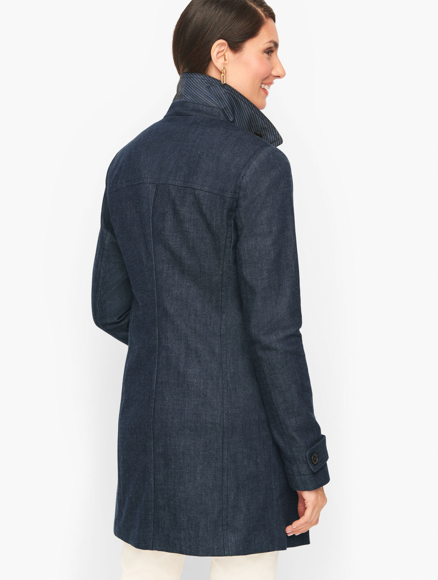 Faux Denim Mac