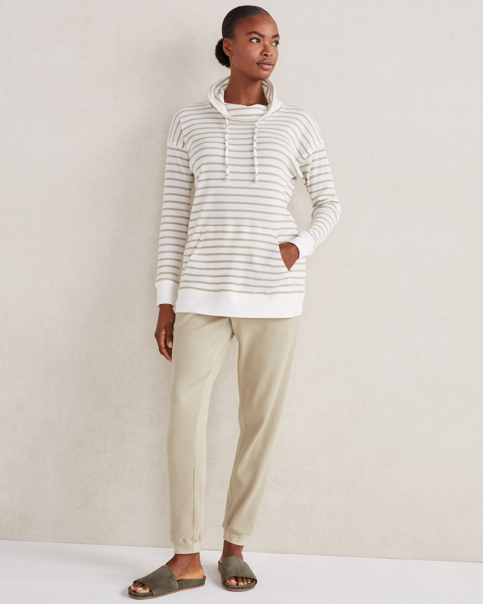 Organic Cotton Waffle Jogger
