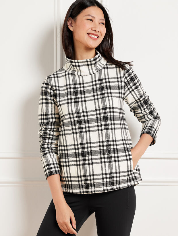 Modal French Terry Mockneck Pullover