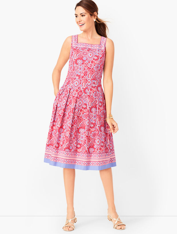 Medallion Fit &amp; Flare Dress