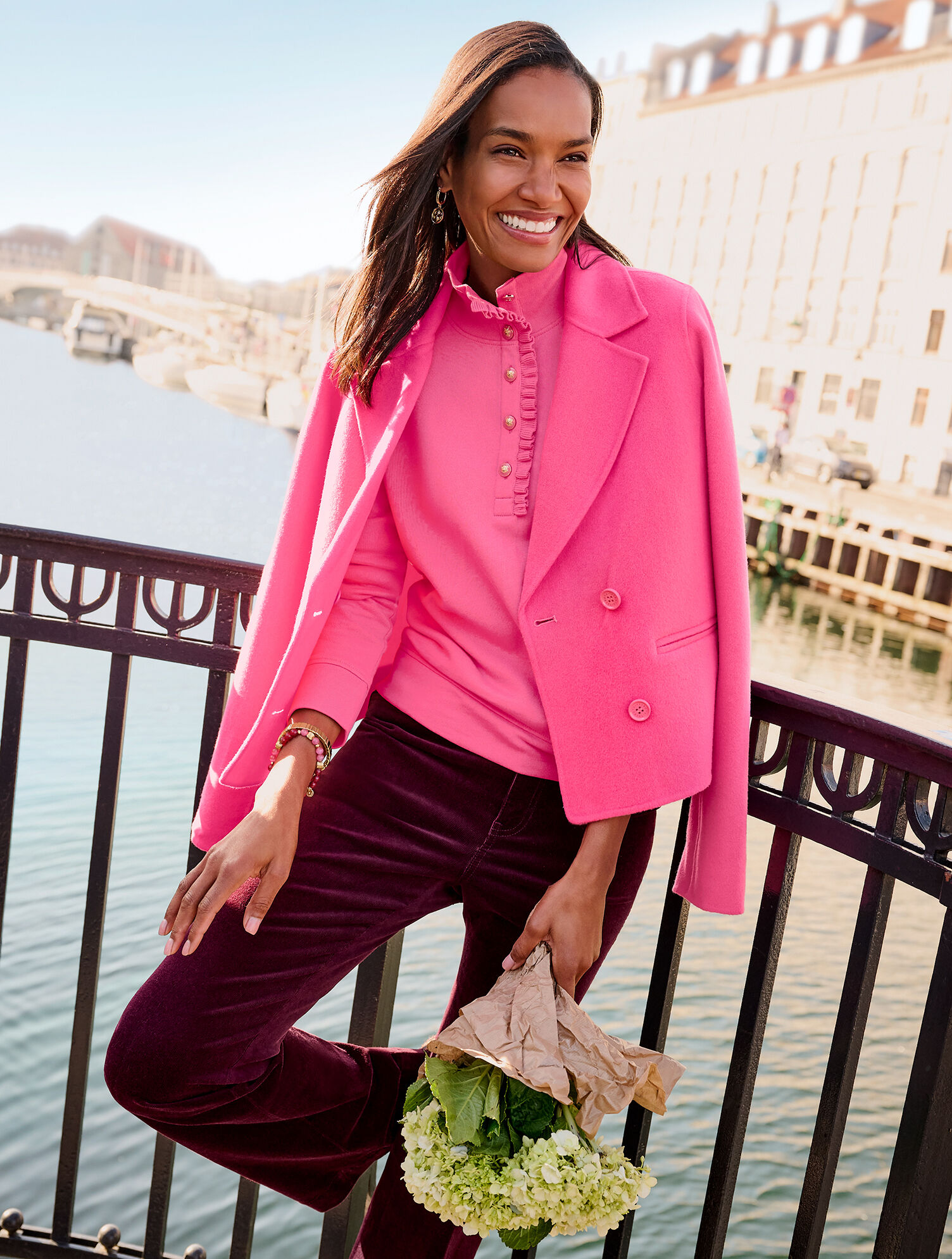 Double Face Wool Blend Jacket | Talbots