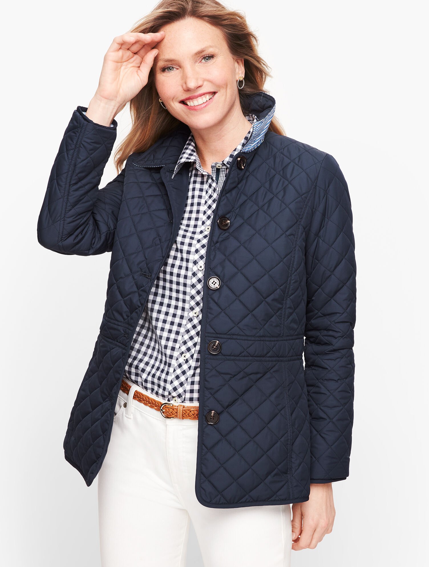 Quilted Blazer Talbots Jackets Clearance Quilted Jacket Solid Talbots