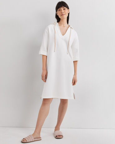 Organic Cotton French Terry Hooded Dress