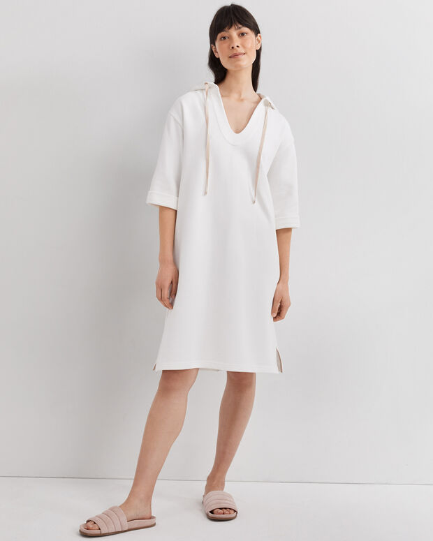Organic Cotton French Terry Hooded Dress