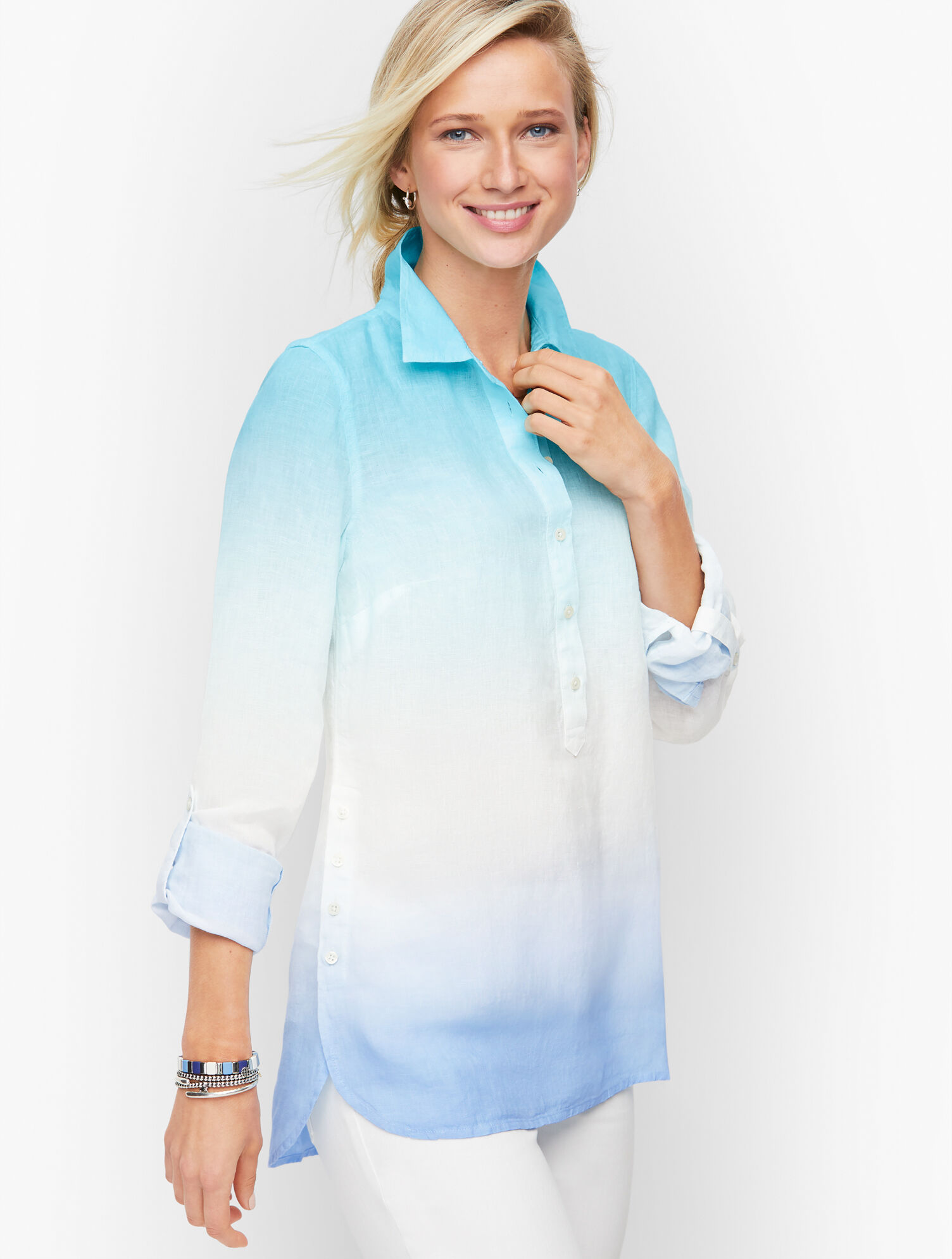 dip dye shirt dress ALC Women's Demi Dip Dye Shirt Dress