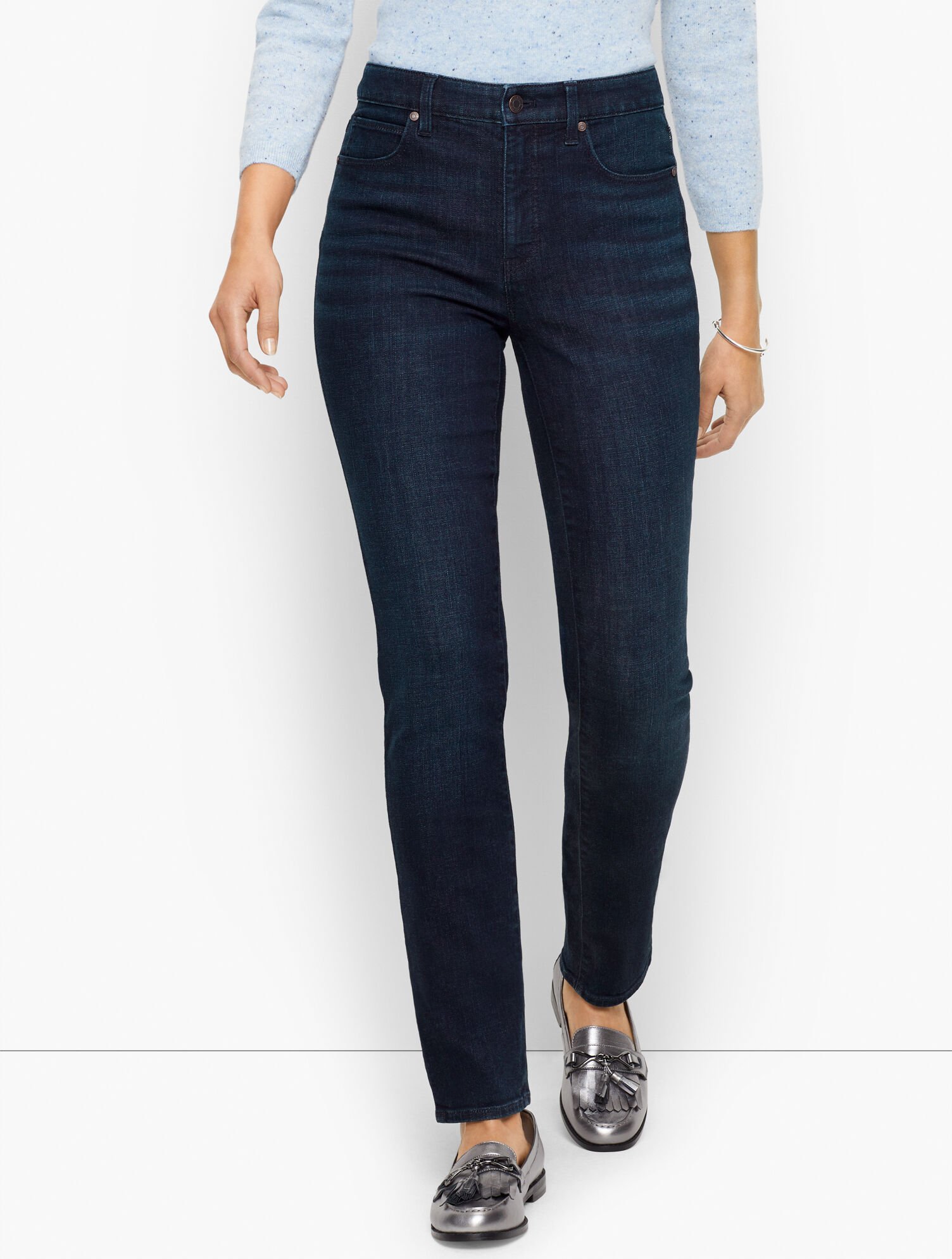 Straight Leg Jeans Talbots Signature Ankle Jeans TALBOTS Jeans