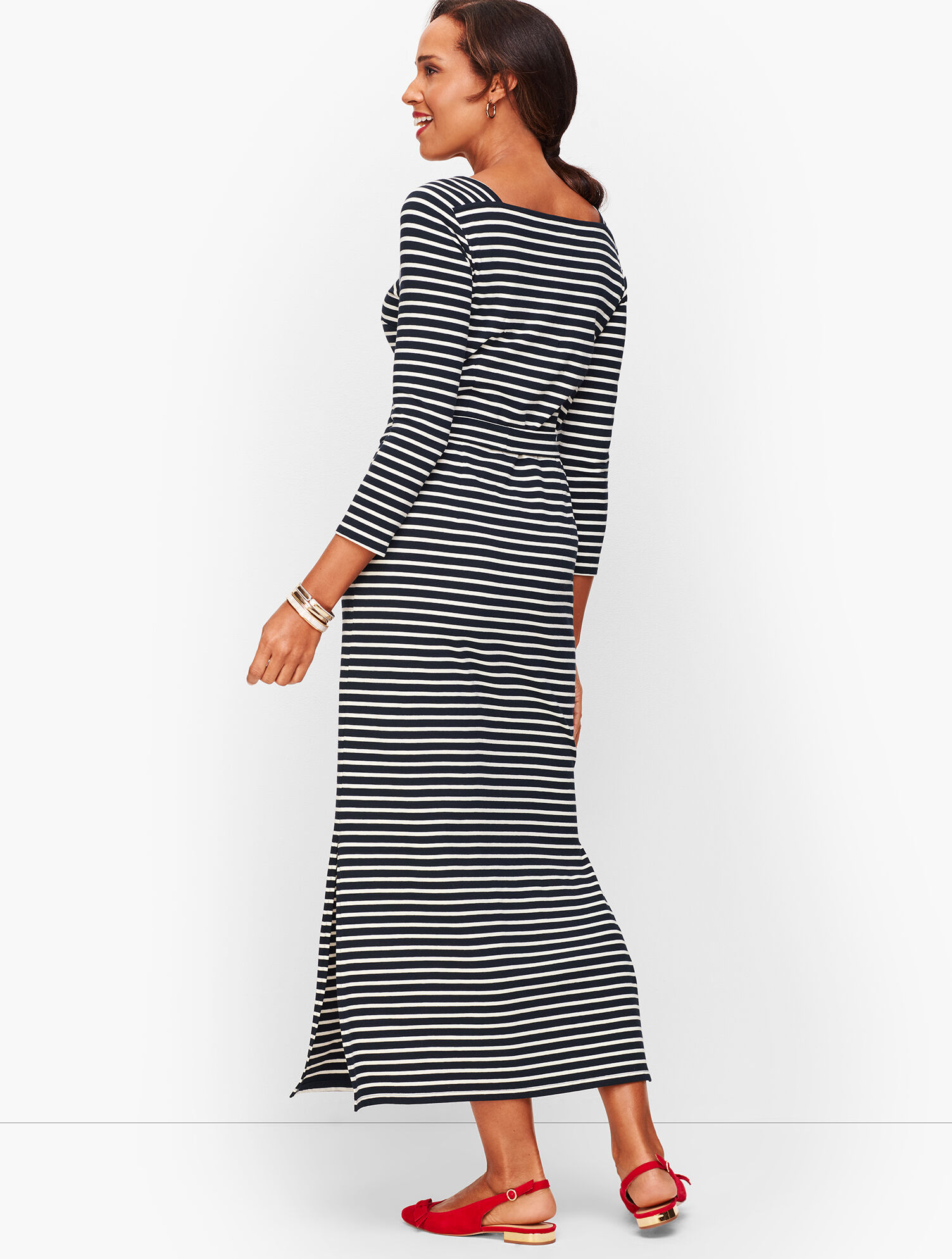 Jersey Maxi Dress - Stripe