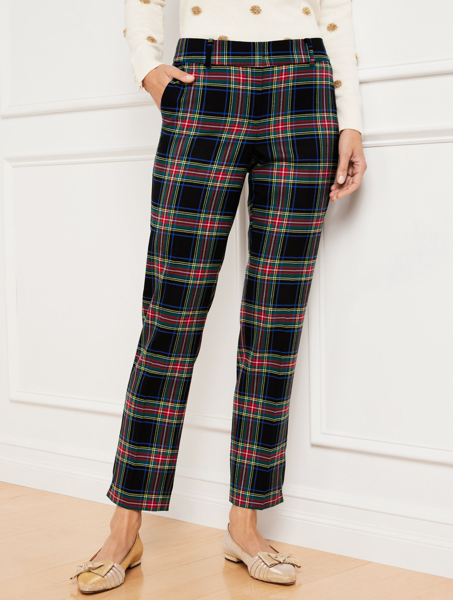 Talbots Hampshire Ankle Pants - Celebrating Plaid