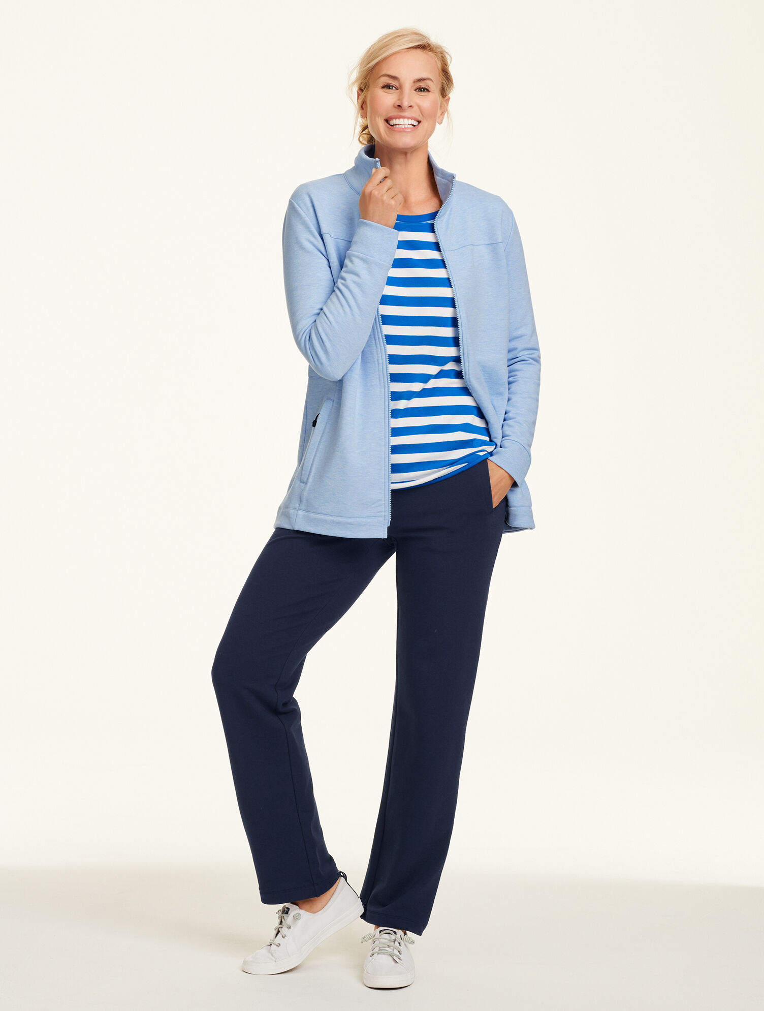 Pima Terry Relaxed Leg Pants