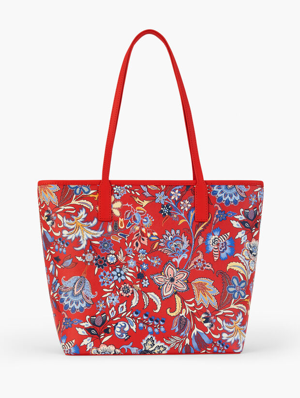 Talbots Wallets Lovely Floral Print Tote | Talbots