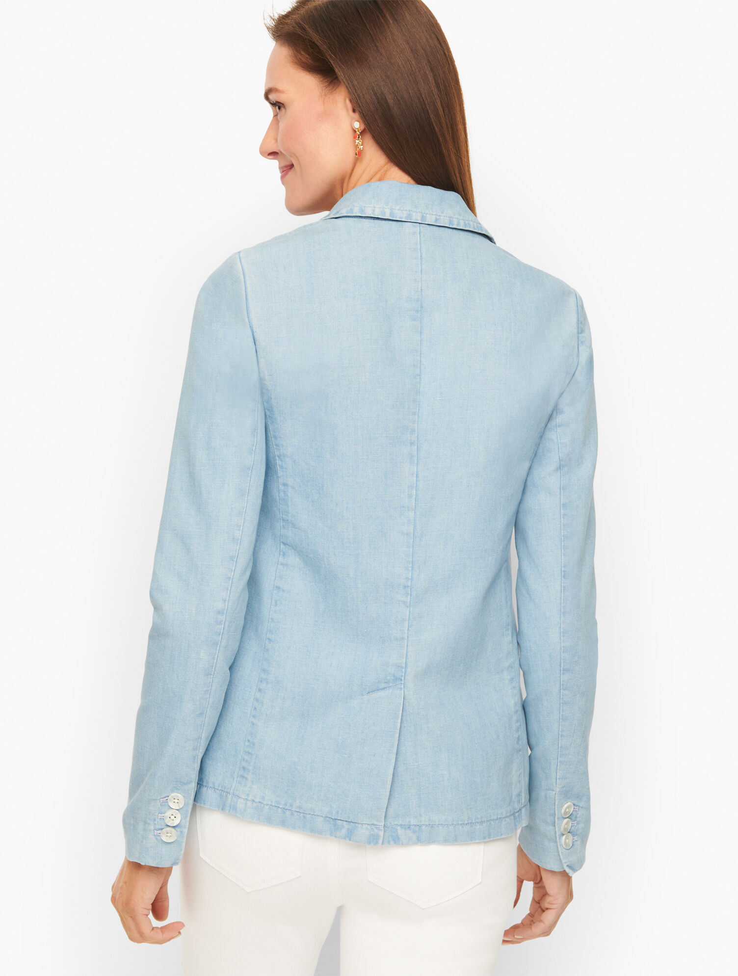 Casual Cotton Denim Blazer