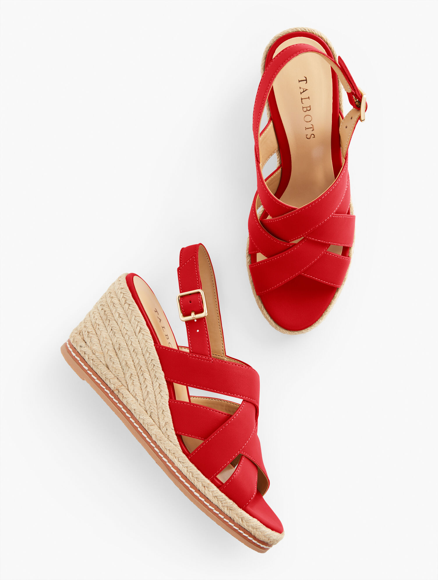 Saylor Nappa Wedge Sandals