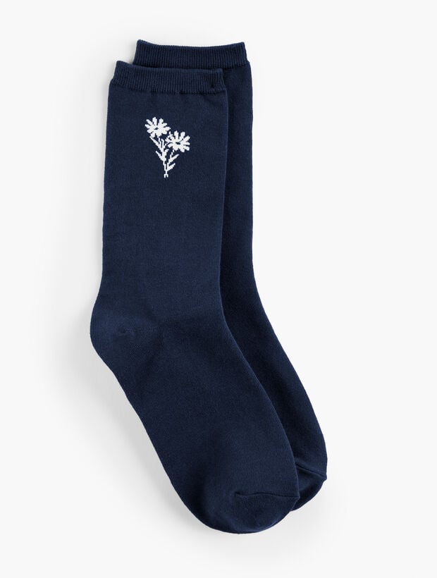 Bold Bouquet Trouser Socks