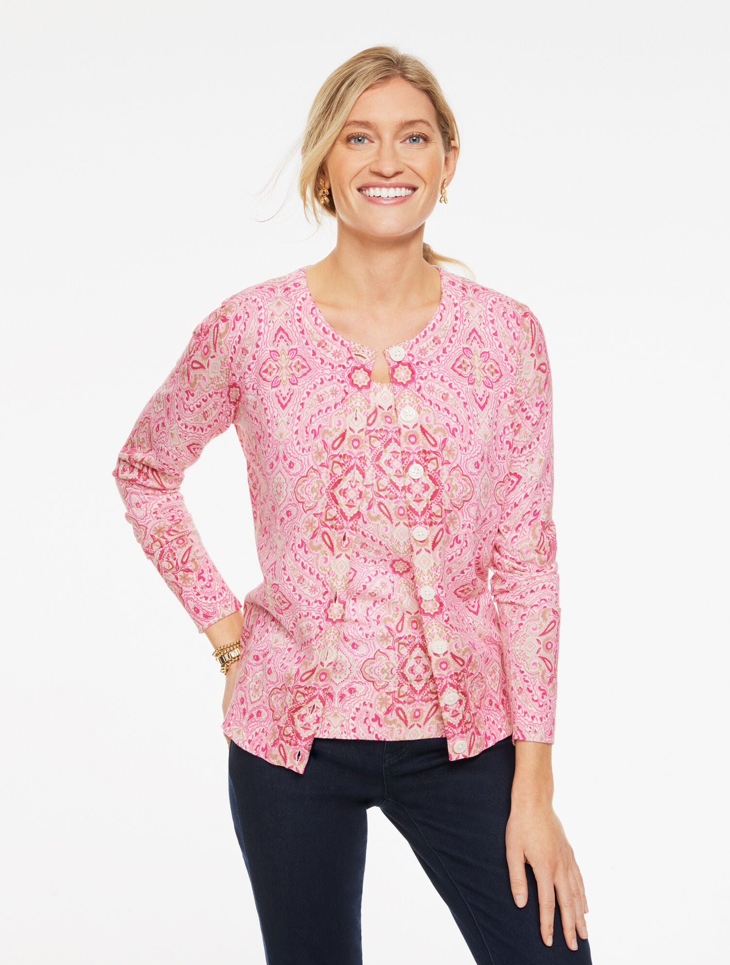 Charming Cardigan - Medallion Paisley
