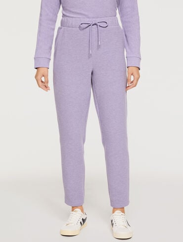 Ottoman Rib Taper Leg Pants