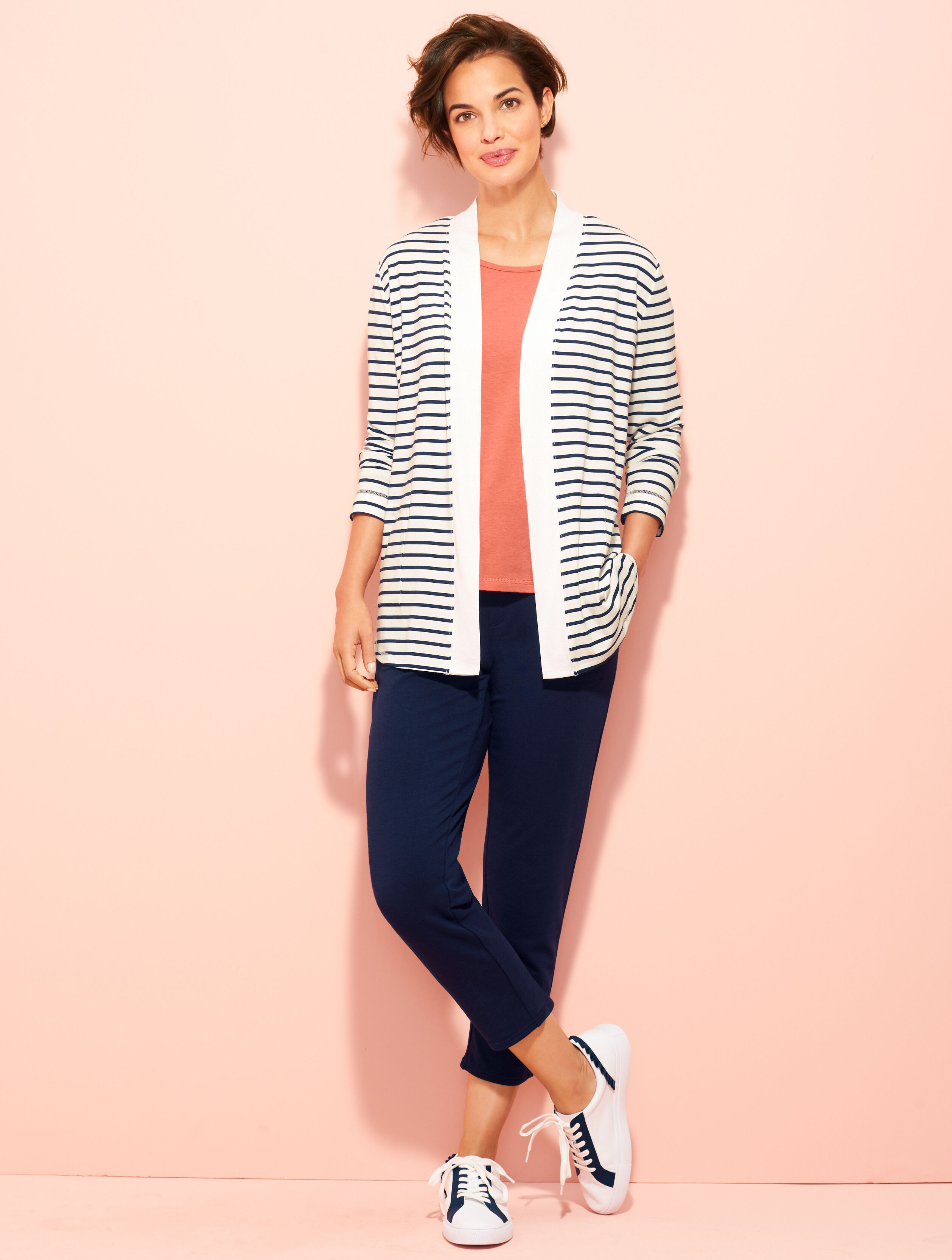 Essential Terry Straight-Leg Crop
