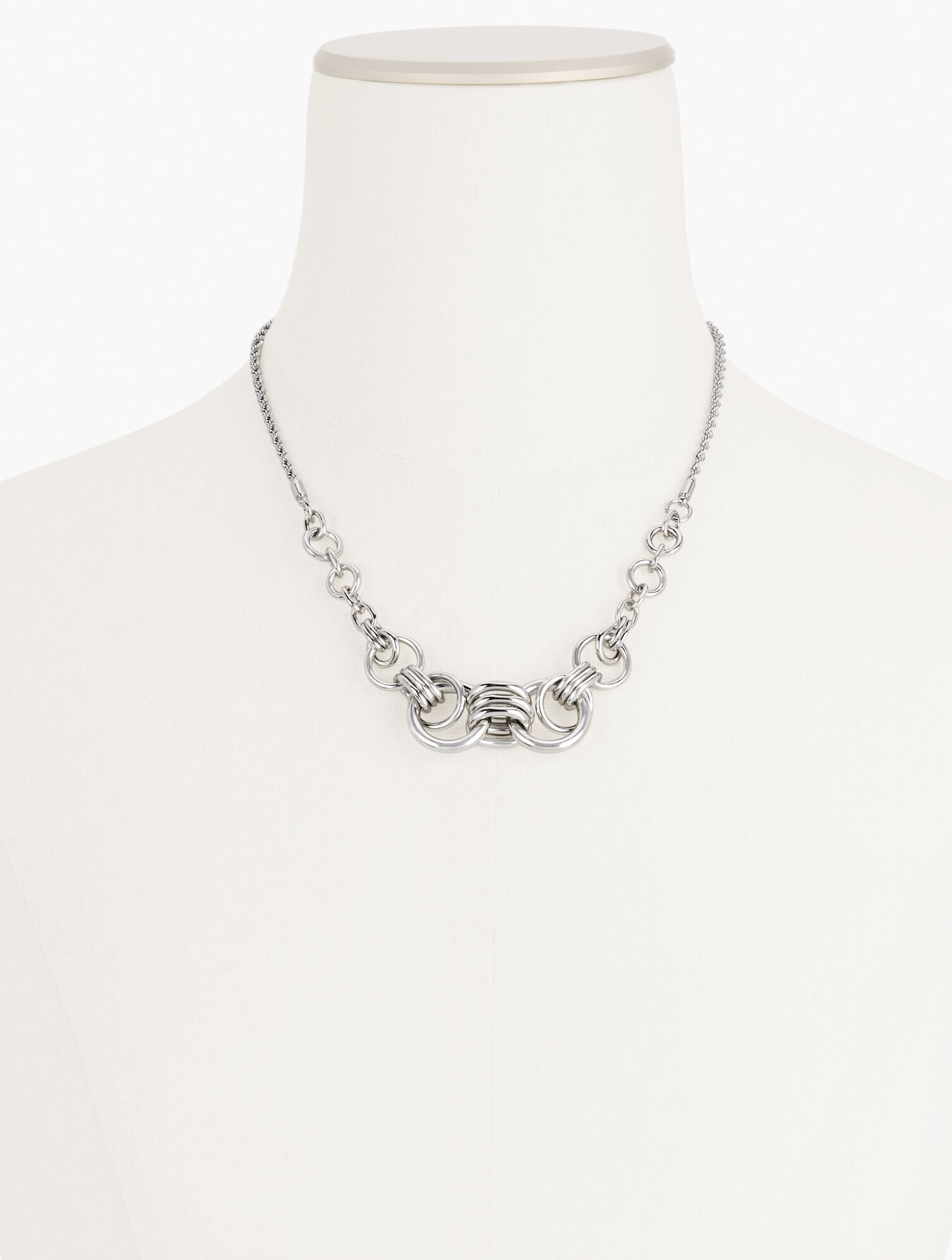 Interlock Sculptural Necklace