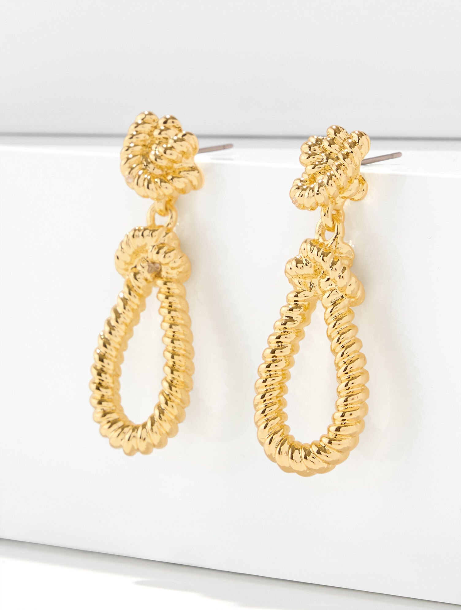 Nautical Knots Drop Earrings