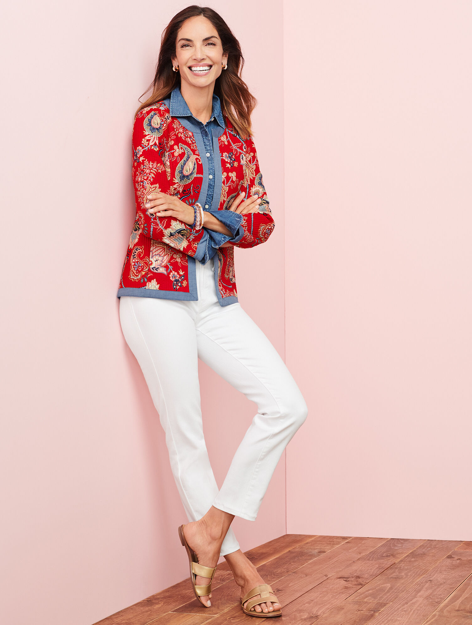 Denim Button Front Shirt