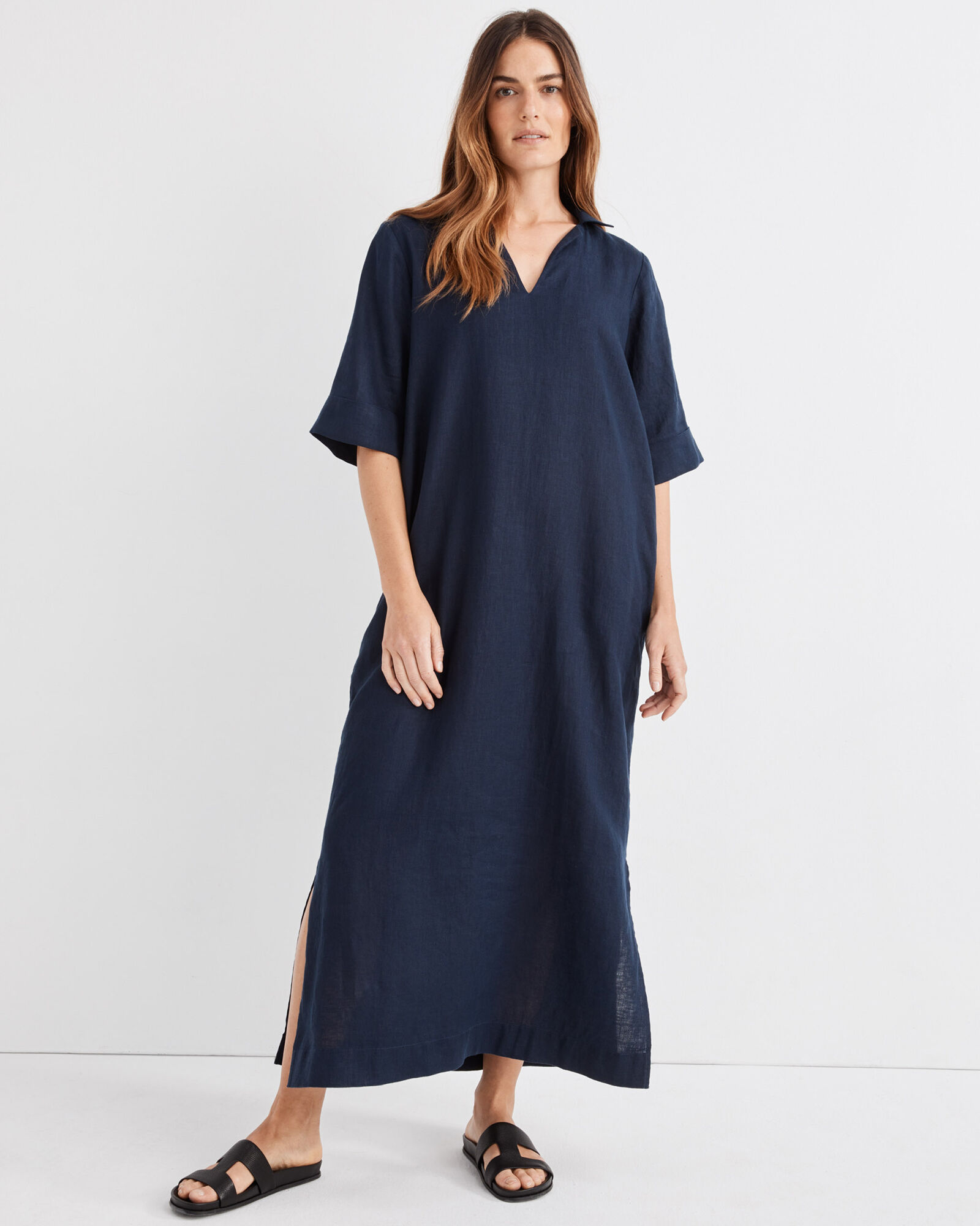 Linen Maxi Dress