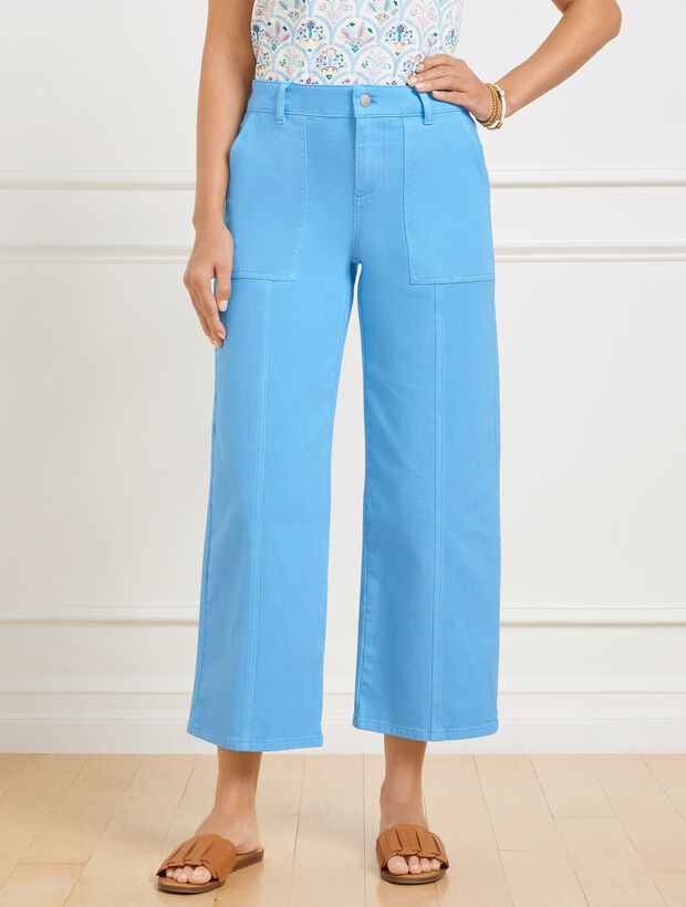 Wide Crop Jeans