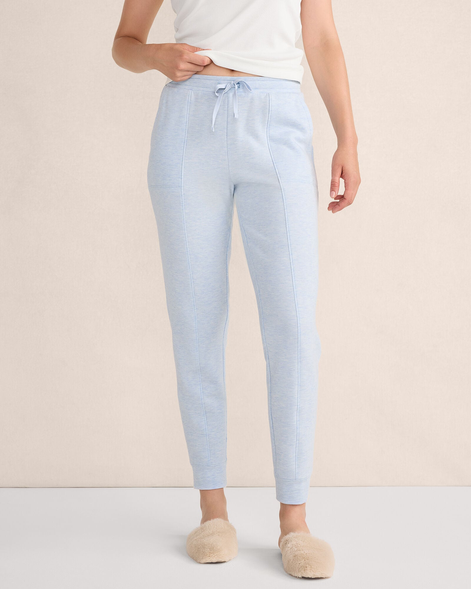 Fleece Pintuck Joggers