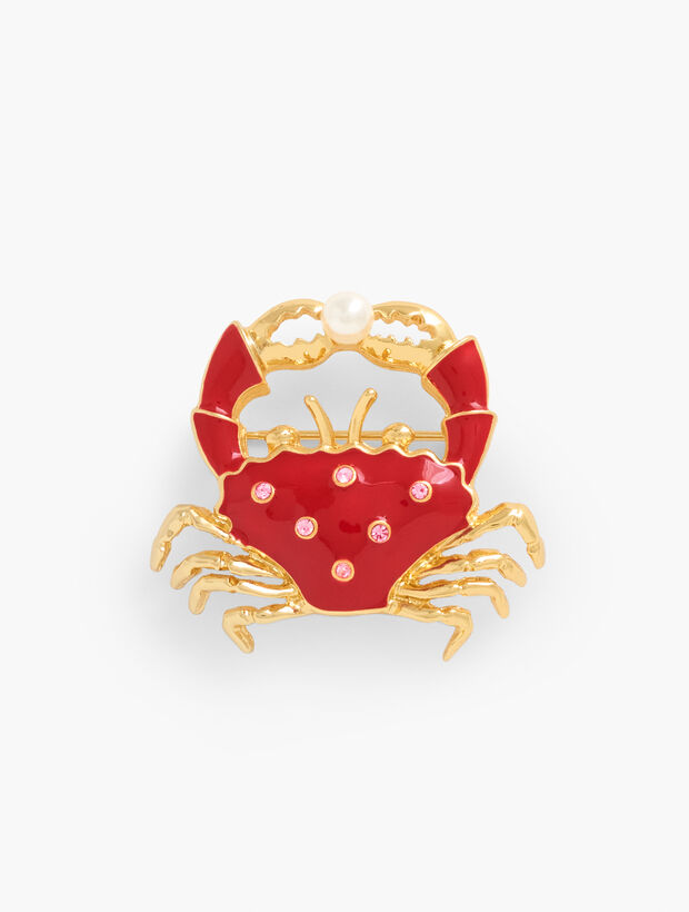 Under The Sea Crab Brooch