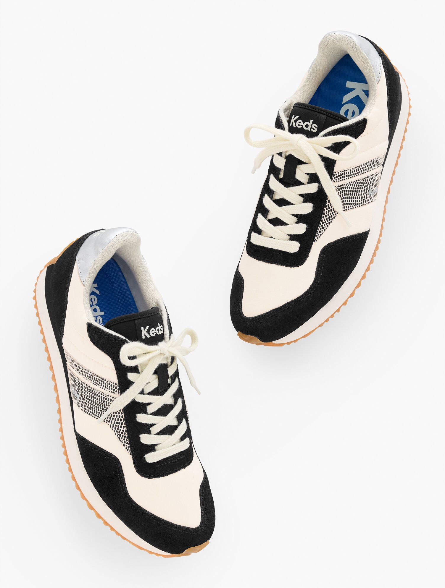 Keds&reg; Rena Dalmata Nylon Suede Sneakers