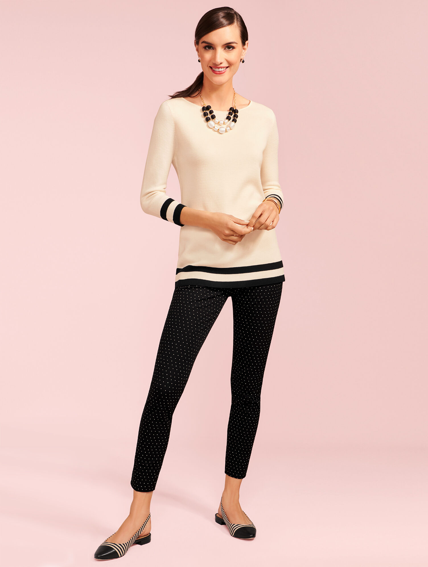 Banded-Hem Sweater
