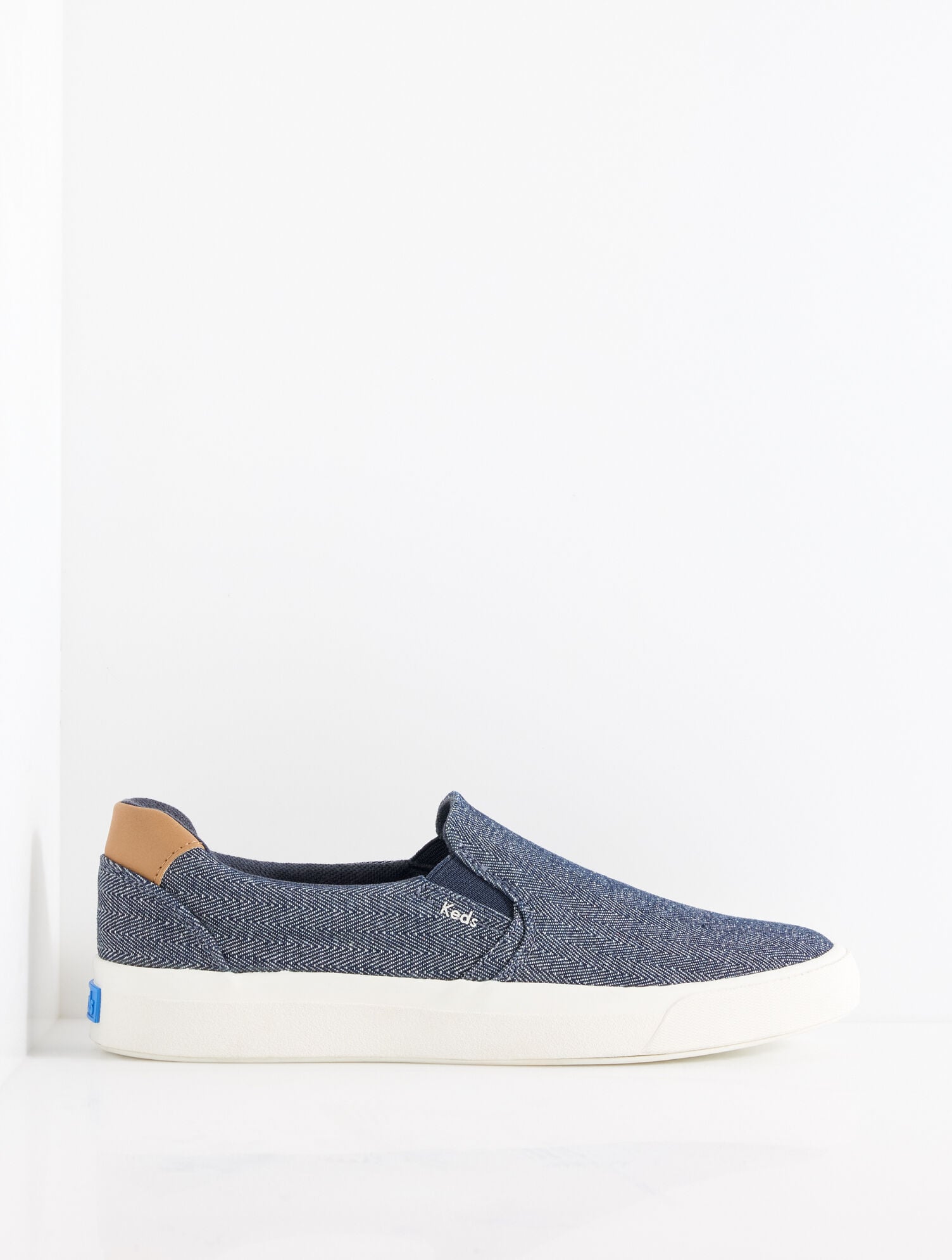 Keds® Chambray Pursuit Slip-On Sneakers - thumbnail 3